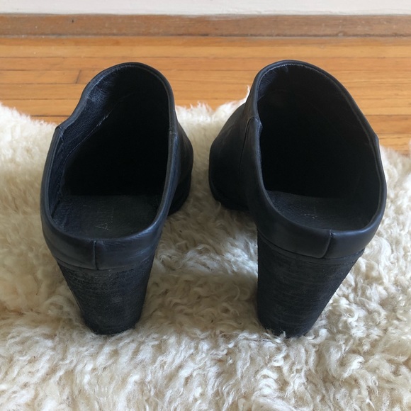 LEATHER STACKED HEEL MULE ALDO - Picture 4 of 6